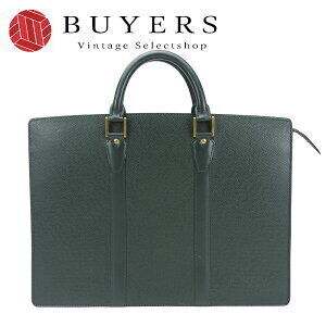 Louis Vuitton Business Bag Briefcase Port Document Rosan Taiga Epicea